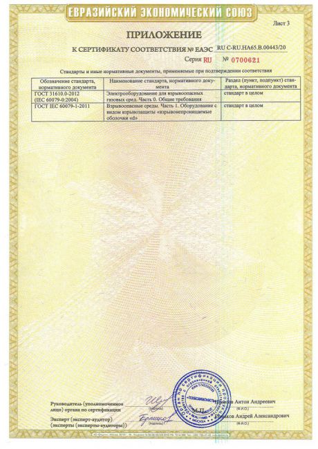 Сертификат соответствия 10.01.2020г.